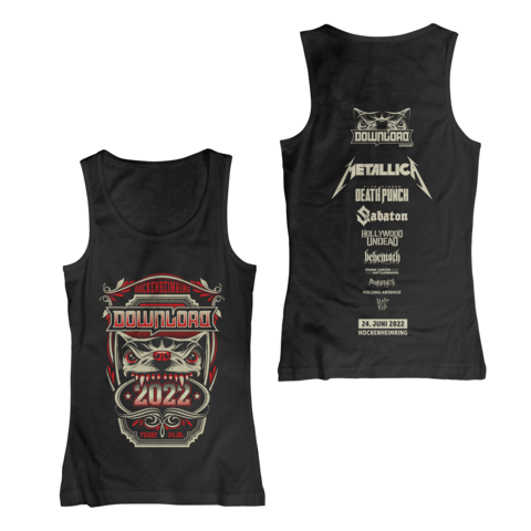 Dog Label by Download Festival - Girlie tank top - shop now at Download Germany store